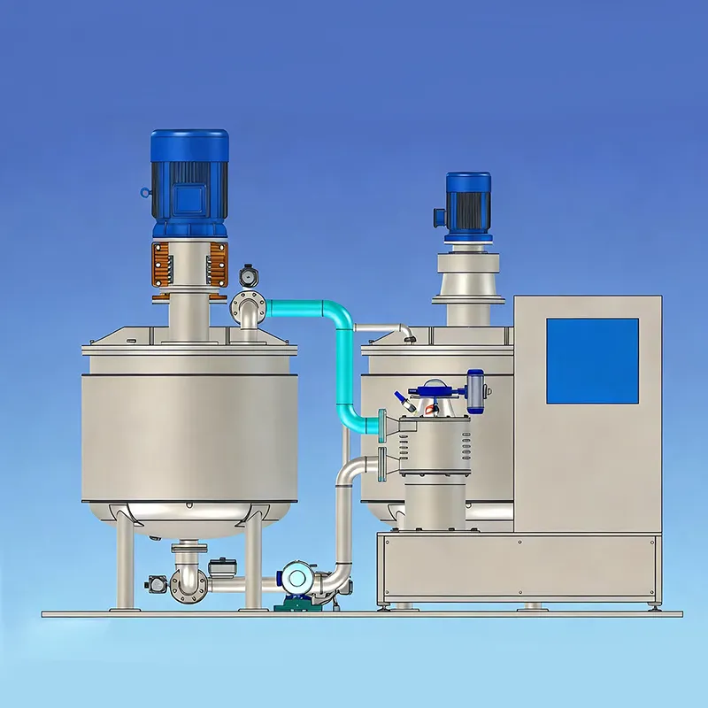 Система высокоскоростного циркуляционного приготовления суспензий.1